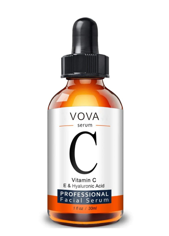 Vitamin C facial serum for brighter glowing radiant-looking skin 🍊✨
