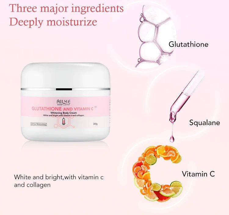 AILKE Glutathion and Vitamin C Whitening Set, Moisturizing, Remove Melanin, Freckles, Black Spots, Chloasma, Clean Ski ⭐⭐⭐⭐🌟 4.7 (170 Reviews)