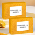 100g Turmeric Kojic Acid Soap with Lemon Granules – Exfoliating Body Scrub Bar for Bright, Smooth-Looking Skin ⭐⭐⭐⭐🌟 4.6 (590 Reviews)