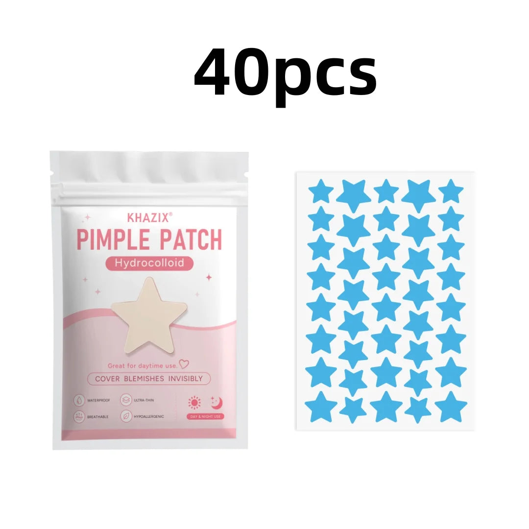 Star-shaped acne patches in various sizes, gentle and non-irritating, effectively conceal pores—perfect as a gift, 280/40 pcs