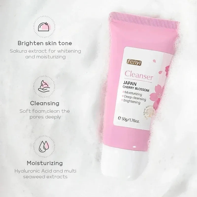 50g Vitamin C Face Cleanser Gentle Foaming Facial Wash Deep Clean Pores Brighten Skin Tone Moisturizing Facial Cleansing ⭐⭐⭐⭐🌟 4.8 (475 Reviews)