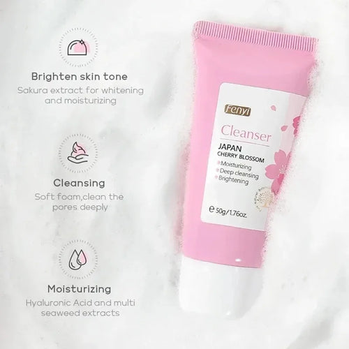 50g Vitamin C Face Cleanser Gentle Foaming Facial Wash Deep Clean Pores Brighten Skin Tone Moisturizing Facial Cleansing ⭐⭐⭐⭐🌟 4.8 (475 Reviews)