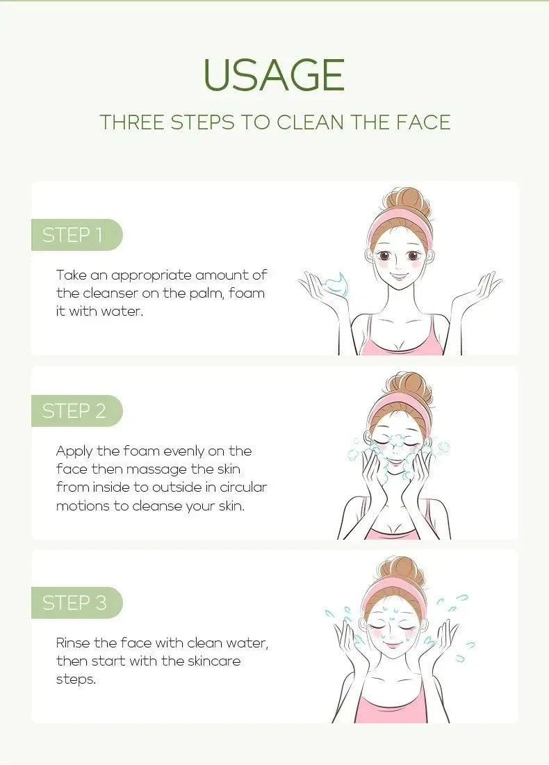 50g Vitamin C Face Cleanser Gentle Foaming Facial Wash Deep Clean Pores Brighten Skin Tone Moisturizing Facial Cleansing ⭐⭐⭐⭐🌟 4.8 (475 Reviews)