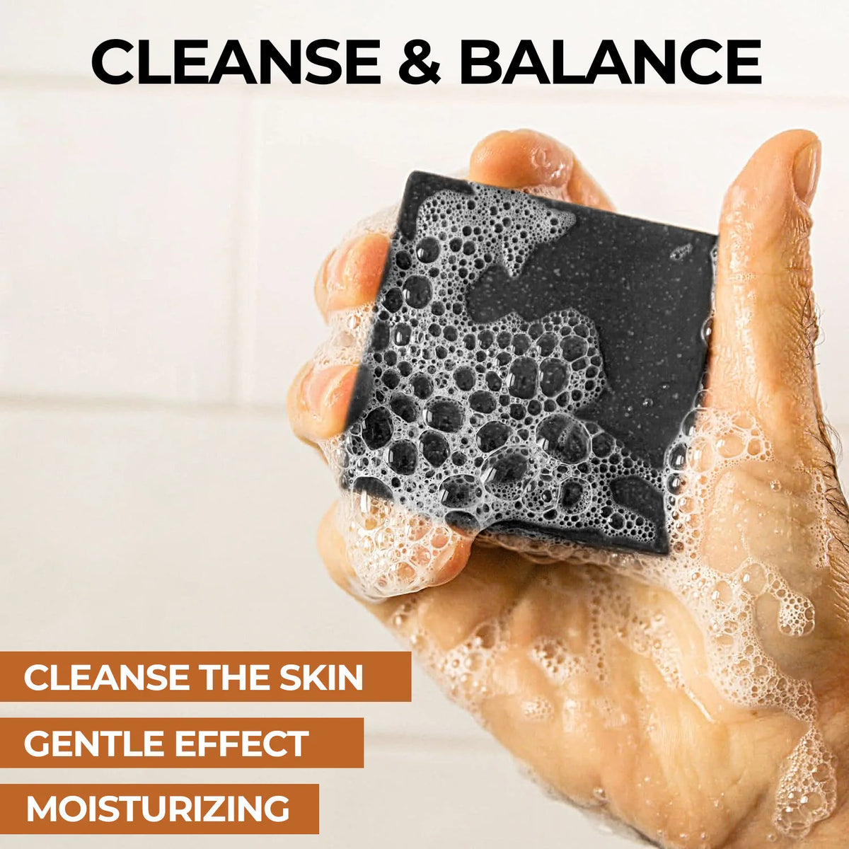 100g AFRICAN BLACK SOAP Shea Butter Bar Moisturizing Acne Treatment Cleanser for Clear Skin Care Deep Cleaning Glowing ⭐⭐⭐⭐🌟 4.9 (352Reviews)