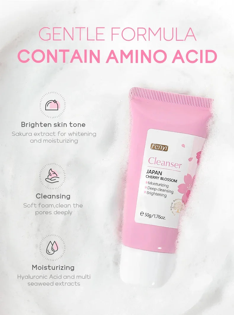 50g Vitamin C Face Cleanser Gentle Foaming Facial Wash Deep Clean Pores Brighten Skin Tone Moisturizing Facial Cleansing ⭐⭐⭐⭐🌟 4.8 (475 Reviews)