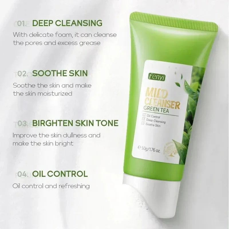 50g Vitamin C Face Cleanser Gentle Foaming Facial Wash Deep Clean Pores Brighten Skin Tone Moisturizing Facial Cleansing ⭐⭐⭐⭐🌟 4.8 (475 Reviews)