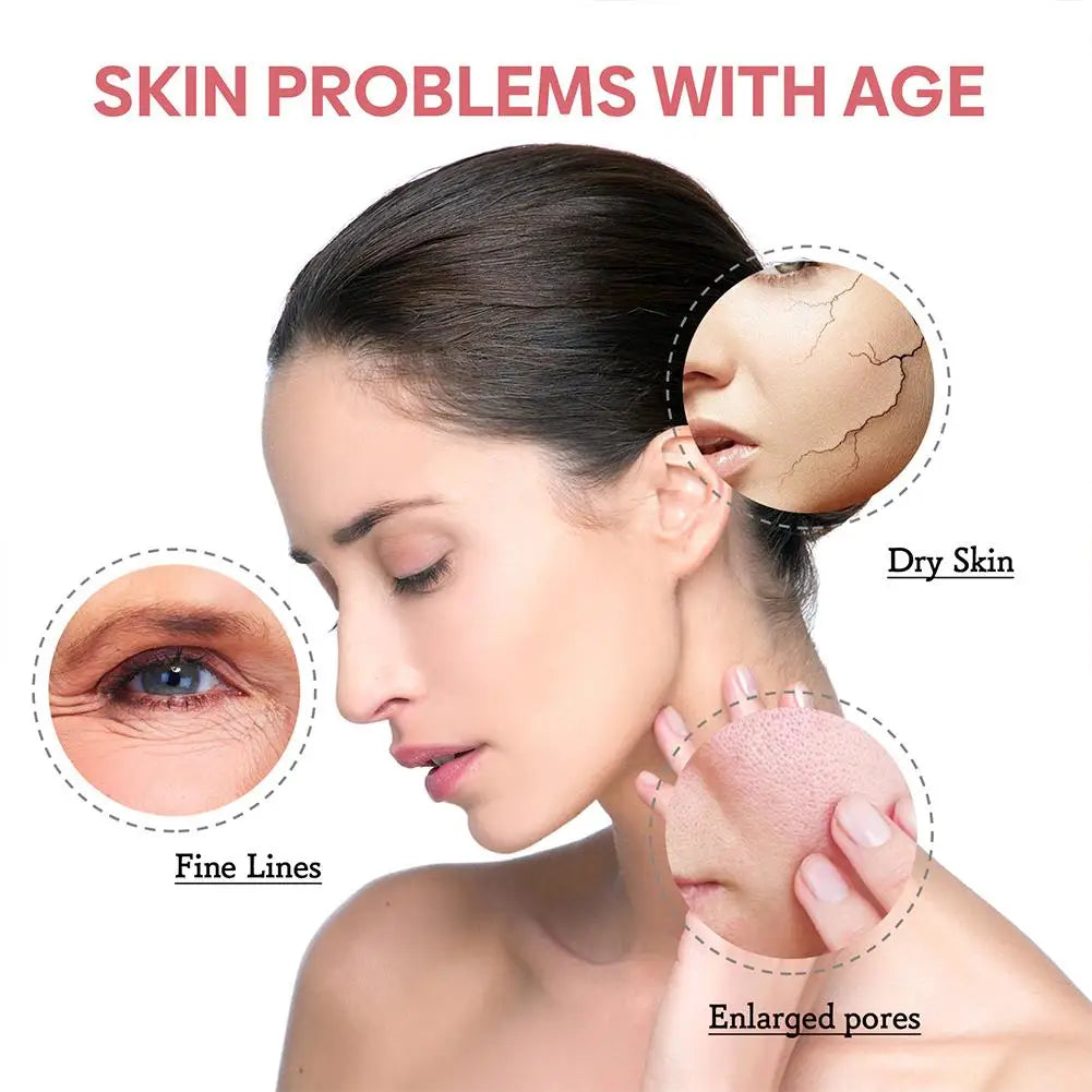✨ 5-in-1 Vitamin C & Hyaluronic Acid Face Serum – Hydrating & Brightening Skin Care