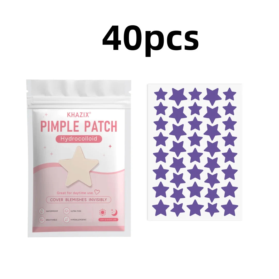 Star-shaped acne patches in various sizes, gentle and non-irritating, effectively conceal pores—perfect as a gift, 280/40 pcs