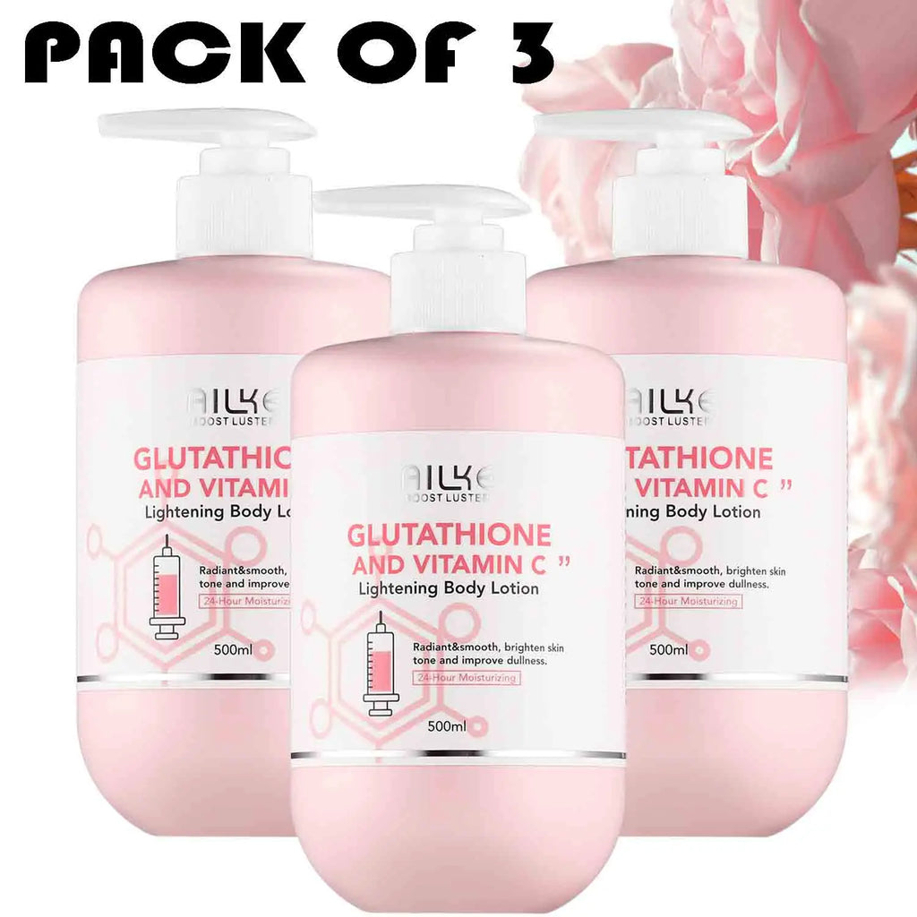 AILKE Glutathion and Vitamin C Whitening Set, Moisturizing, Remove Melanin, Freckles, Black Spots, Chloasma, Clean Ski ⭐⭐⭐⭐🌟 4.7 (170 Reviews)