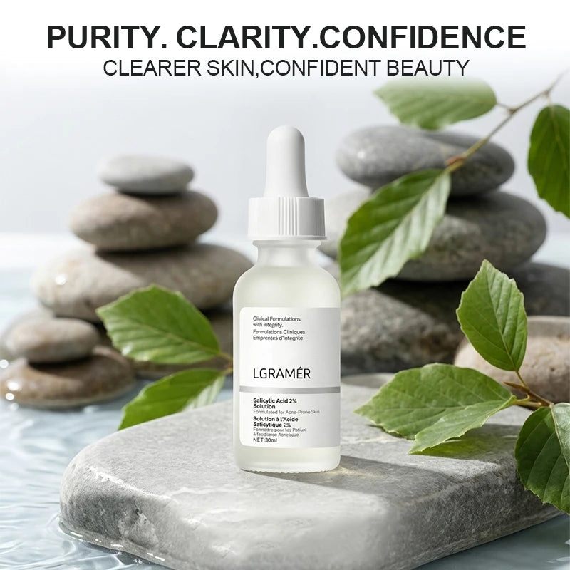 Salicylic Acid 2% Facial Essence, Acne-Fighting Serum for Blemish-Prone,Deep Moisturizing Skin,The Skin Facial Skin Essence New ⭐⭐⭐⭐🌟 4.8 (412 Reviews)